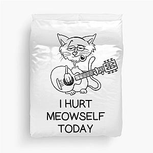 Johnny Cash Cat Parody Duvet Cover