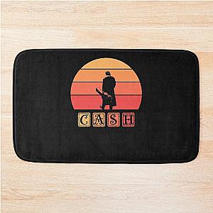 Johnny Cash Retro Art Essential Bath Mat