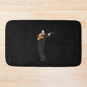 Johnny Cash Typography Art Essential Bath Mat