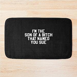 Johnny Cash   A Boy Named Sue Bath Mat