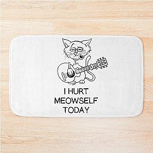 Johnny Cash Cat Parody Bath Mat