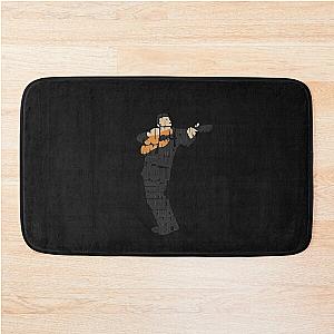 Johnny Cash Typography Art Bath Mat