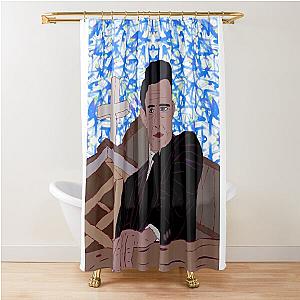 Johnny Cash Cross Shower Curtain