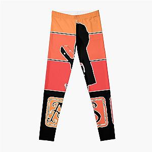 Johnny Cash Retro Art  Leggings