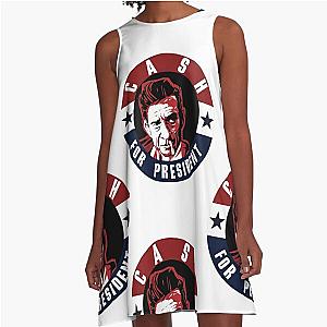 Johnny Cash For President A-Line Dress