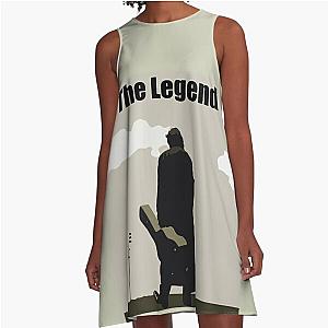 Johnny Cash the Legend A-Line Dress