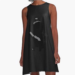 Johnny Cash   The Man In Black A-Line Dress