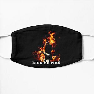 Graphic Johnny Cash Ring Of Fire Gift For Fans Flat Mask