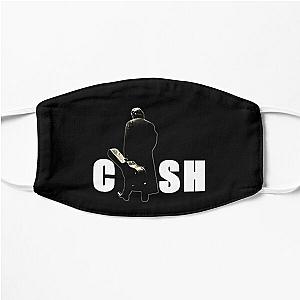 Johnny Cash Walking with Guitar Case Design Flat Mask