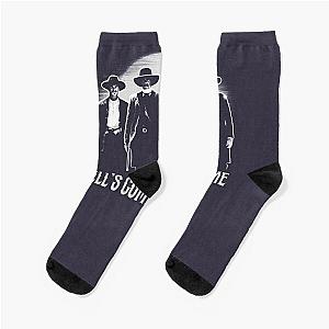 Day Gift for johnny cash music ombstone Doc Holiday Hell's Coming with Me Socks