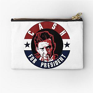 Johnny Cash For President  Zipper Pouch