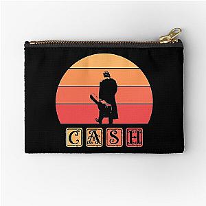 Johnny Cash Retro Art Zipper Pouch