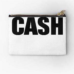 Johnny Cash Logo Stickers Zipper Pouch