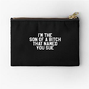 Johnny Cash   A Boy Named Sue Zipper Pouch