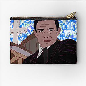 Johnny Cash Cross Zipper Pouch