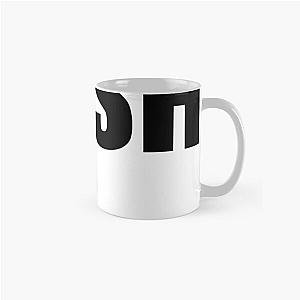 Johnny Cash Logo Stickers Classic Mug