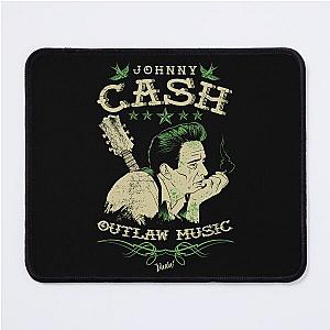 Johnny Cash Outlaw Music Mouse Pad