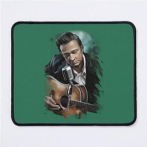 johnny cash melanie d transparent	 Mouse Pad