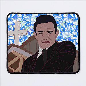 Johnny Cash Cross Mouse Pad