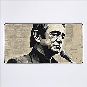 Johnny Cash  Desk Mat