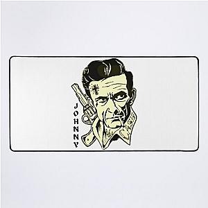 Johnny Cash Portrait Desk Mat