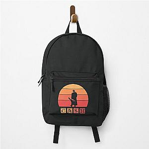 Johnny Cash Retro Art  Backpack