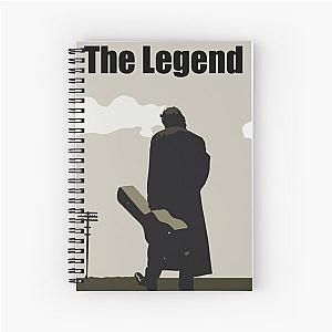 Johnny Cash the Legend Spiral Notebook