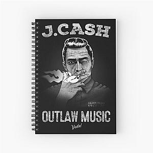 Johnny Cash Folsom Prison Spiral Notebook