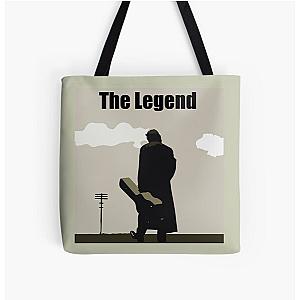 Johnny Cash the Legend All Over Print Tote Bag