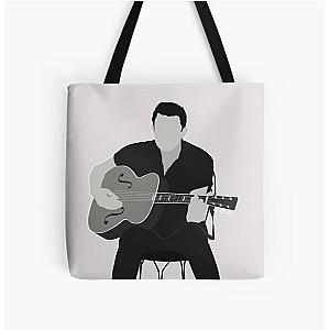 Johnny Cash All Over Print Tote Bag