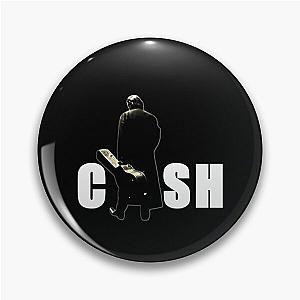 Johnny Cash Walking with Guitar Case Design Pin