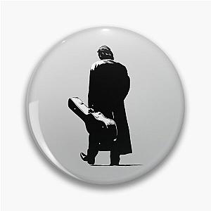 Johnny Cash Silhouette FanArt Pin