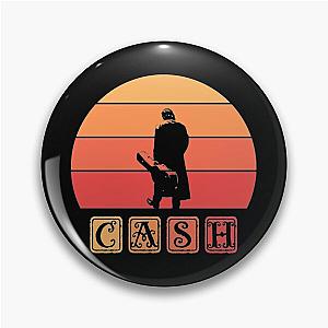 Johnny Cash Retro Art Pin