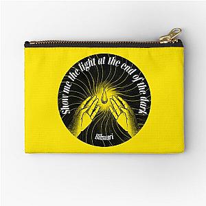 Show me the light at the end of the dark - corn fed yetis bilmuri lyrics metal rock song Zipper Pouch