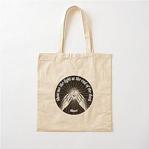 Show me the light at the end of the dark - corn fed yetis bilmuri lyrics metal rock song Cotton Tote Bag