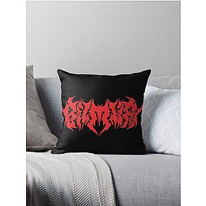 Bilmuri and Friends - red Throw Pillow