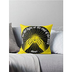 Show me the light at the end of the dark - corn fed yetis bilmuri lyrics metal rock song Throw Pillow