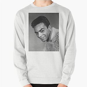 Johnny Mathis Black and White Pullover Sweatshirt