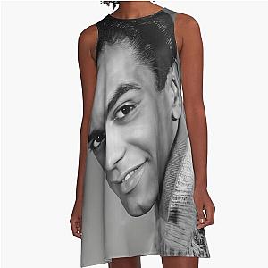 Johnny Mathis Black A-Line Dress
