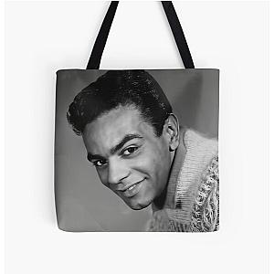 Johnny Mathis Black White Print Tote Bag