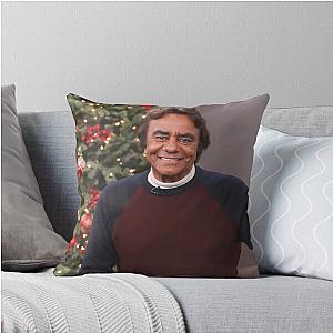 Johnny Mathis Throw Pillow