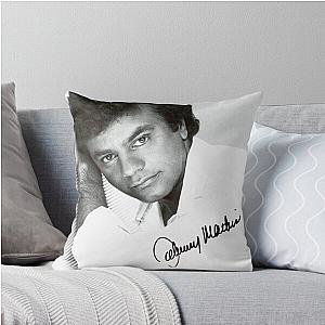 Johnny Mathis Autograph Throw Pillow