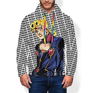 JoJo's Bizarre Adventure Hoodies - Giorno Giovanna Muda muda Hoodie