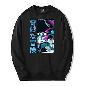 JoJo's Bizarre Adventure Sweatshirts - Jotaro and Star Platinum Pose Sweatshirt
