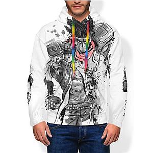 JoJo's Bizarre Adventure Hoodies - Jotaro and Star Platinum Pose Hoodie