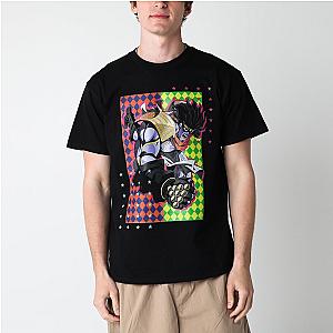 Star Platinum Diamond Pattern Black Tee