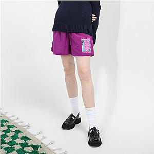 Stone Mask Purple Belted Shorts