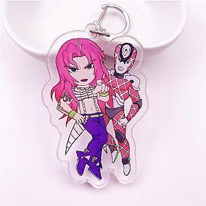 JoJo's Bizarre Adventure Keychains - Diavolo x King Crimson Chibi Keychain