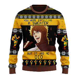 Dio It Was Me Jojos Bizarre Adventure Christmas Sweater Anime Gift