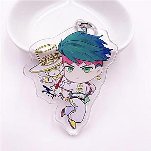 JoJo's Bizarre Adventure Keychains - Rohan Kishibe and Heaven's Door Chibi Keychain